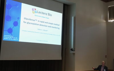 Rob Woods presents at GlycoBioTec 2019
